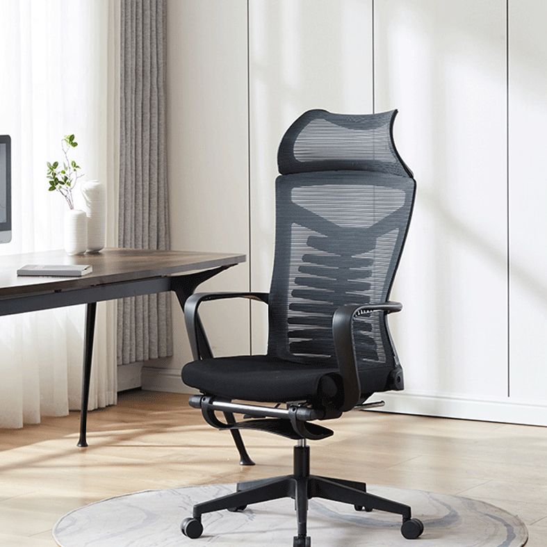 Contemporary Arm Chair Tilt Mechanism Ergonomic Swivel Office Chair Clearhalo 'furn' 'furn_office_chair' 'Furniture' 'Office Chairs' 'Office Furniture' 'office_chair' 1200x1200_4ba648da-6ce8-444d-8f62-4ad32093461d