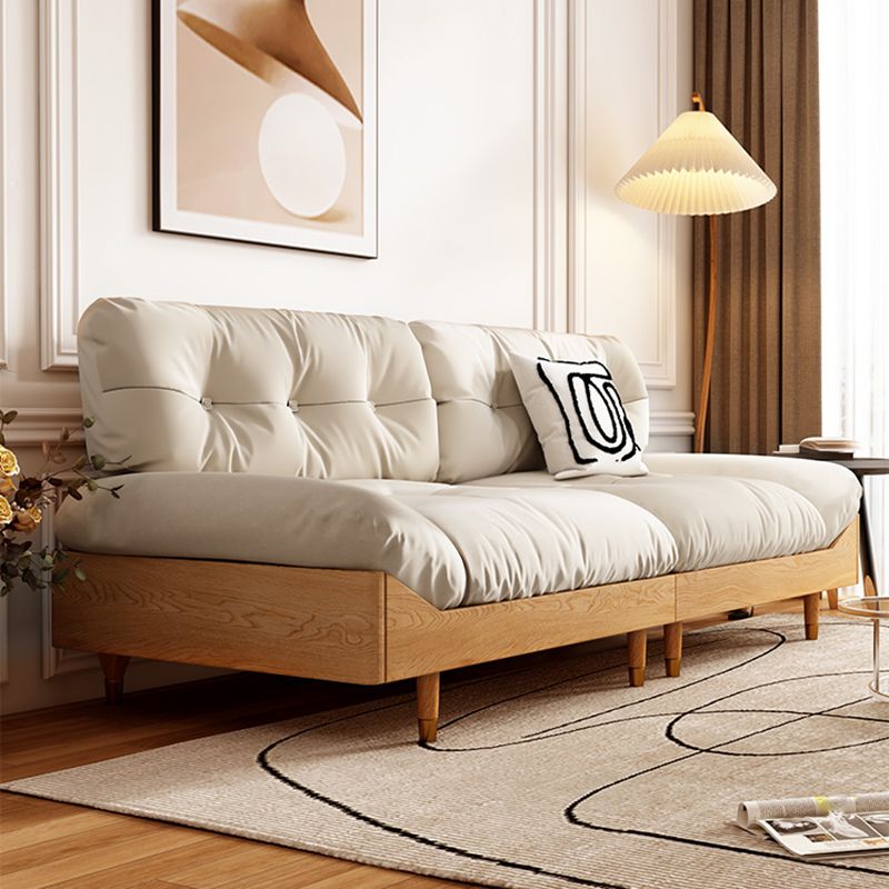 Modern Tufted Armless Sofa 35"W Loose Back Sofa for Living Room Clearhalo 'furn' 'furn_sofas' 'Furniture' 'furniture_sofas' 'kitchen' 'kitchen_sofas' 'Living Room Furniture' 'Sofa' 'sofas' 1200x1200_4ba73cdd-8685-4ac1-a169-4680fc250369