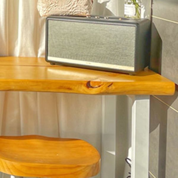 Modern Rectangle Solid Wood Bar Table Set 1/2/3 Pieces Counter Table with Wooden Stools Clearhalo 'Bar Furniture' 'furn' 'furn_home_bar_bar_sets' 'Furniture' 'Home Bars & Bar Sets' 'home_bar_bar_sets' 'Kitchen & Dining Furniture' 1200x1200_4ba7b3d2-3e20-41af-be98-3abcf33daf80