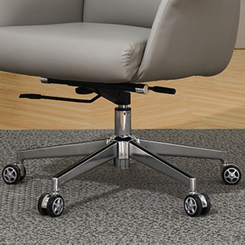 Modern Leather Executive Chair verstelbare Swivel Ergonomic Burea -stoel