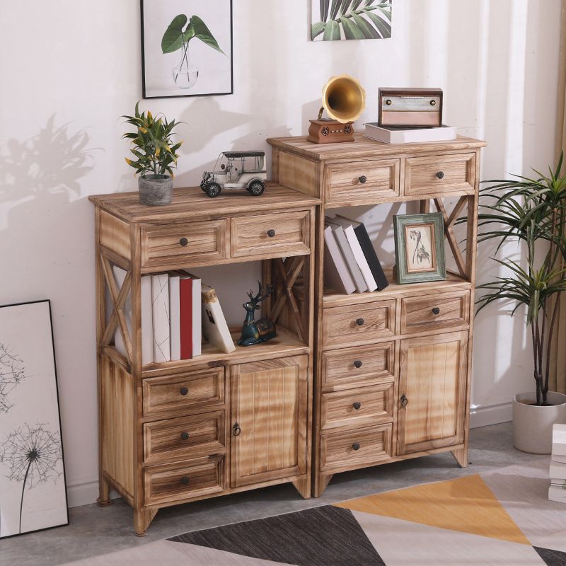 Coastal Combo Dressoir Massief Houten Opbergkist Dressoir voor Slaapkamer