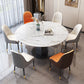 Sintered Stone Dining Table Drop-Leaf Dinner Table for Dining Room Clearhalo 'Dining Tables & Seating' 'Dining Tables' 'dining_table' 'furn' 'furn_dining_table' 'Furniture' 'Kitchen & Dining Furniture' 1200x1200_4bae1f04-c63d-45e6-9936-1f8cfb6280d5