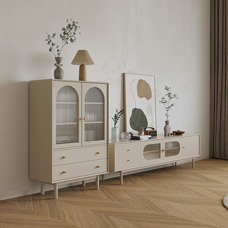 Console porta TV in legno Porta TV moderno con cassetti