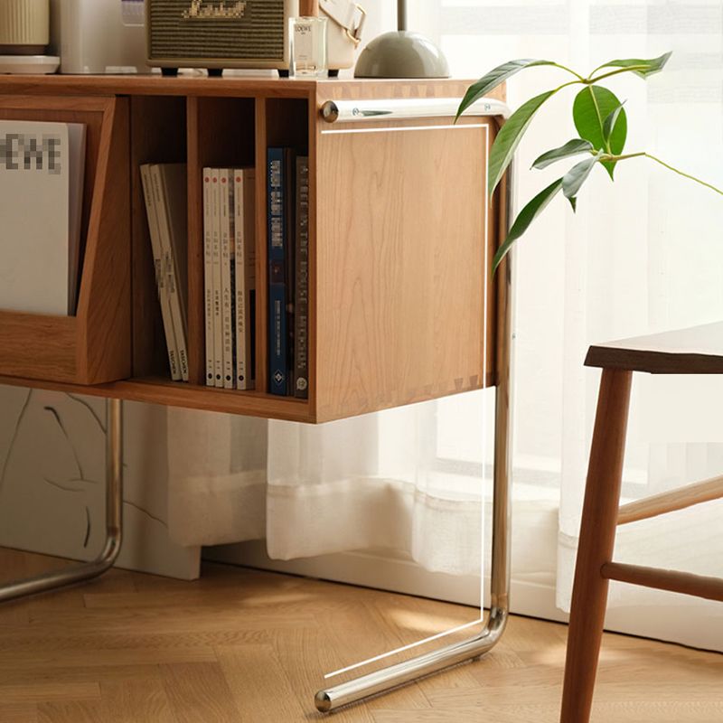 Glam Style Wood Standard Bookcase 25"L Vertical Closed Back Bookshelf Clearhalo 'Bookcases' 'furn' 'furn_bookcases' 'Furniture' 'furniture_bookcases' 'Office Furniture' 1200x1200_4bb16eca-d9c4-4c4f-b766-84f0e0443531