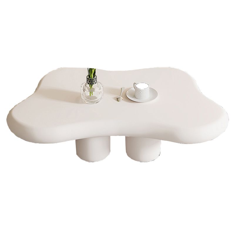 Artificial Wood Coffee or End Table Contemporary 4 Legs Coffee Table in Beige Clearhalo 'Coffee & Accent Tables' 'Coffee Tables' 'coffee_tables' 'furn' 'furn_coffee_tables' 'Furniture' 'Living Room Furniture' 1200x1200_4bb28bd4-a883-4853-be68-bed99e6e0c37