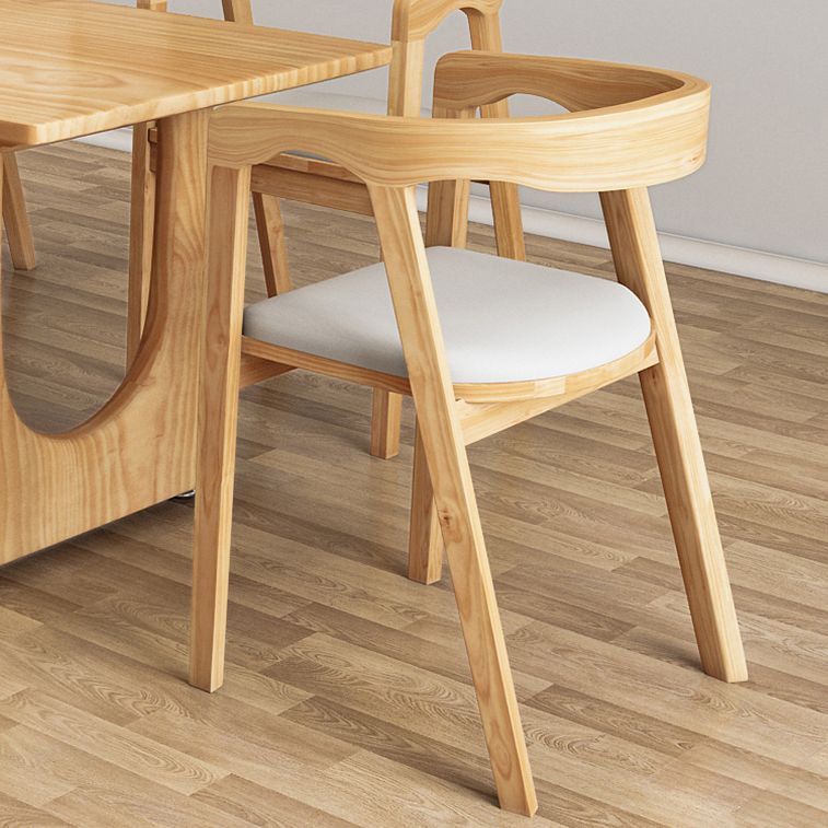 Modern 1/2/4/5/6/7 Pieces Dining Set Rectangle Dining Table Set with Wood Chairs Clearhalo 'Dining Room Sets' 'Dining Tables & Seating' 'dining_room_set' 'furn' 'furn_dining_room_set' 'Furniture' 'furniture_dining_room_set' 'Kitchen & Dining Furniture' 'kitchen&dining_furn' 'kitchen' 1200x1200_4bb4aca0-582c-4dd8-9689-38dc717a06ee