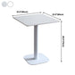 Industrial Style Dining Table Pedestal Dining Room Collection ,23.6"L x 23.6''W x 29.5"H Clearhalo ' dining_table' 'Dining Tables & Seating' 'Dining Tables' 'furn' 'furn_dining_table' 'Furniture' 'furniture_dining_table' 'Kitchen & Dining Furniture' 'kitchen&dining_furn' 'kitchen' 'kitchen_dining_table' 1200x1200_4bb611da-62e6-4a25-a421-d29e450f759e