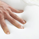 リビングルームのためのモダンなシンプルな白いサイドチェア布張りダイニングチェア