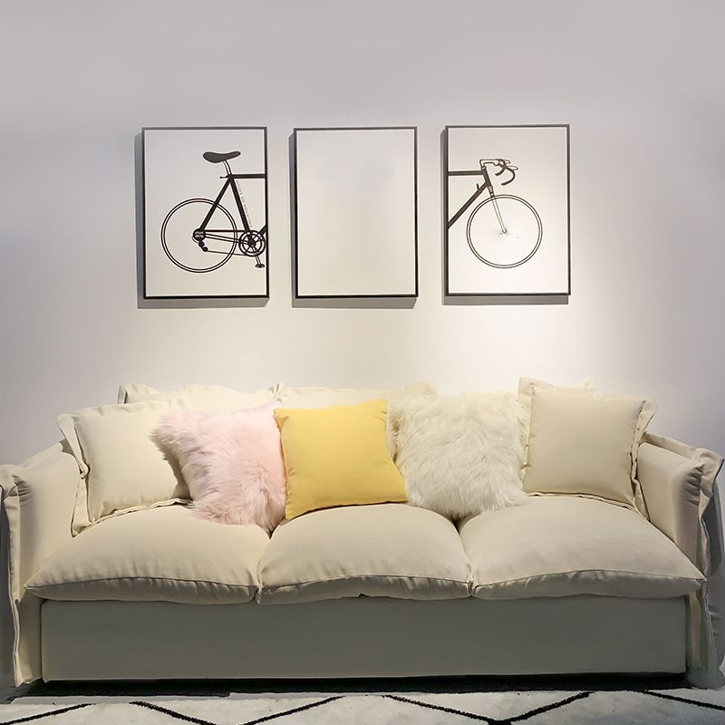 Contemporary Tuxedo Arm Standard Sofa Fabric Cushions Seating Clearhalo 'furn' 'furn_sofas' 'Furniture' 'Living Room Furniture' 'Sofa' 'sofas' 1200x1200_4bba71f2-b103-4b6c-86a1-3e8a14f29323