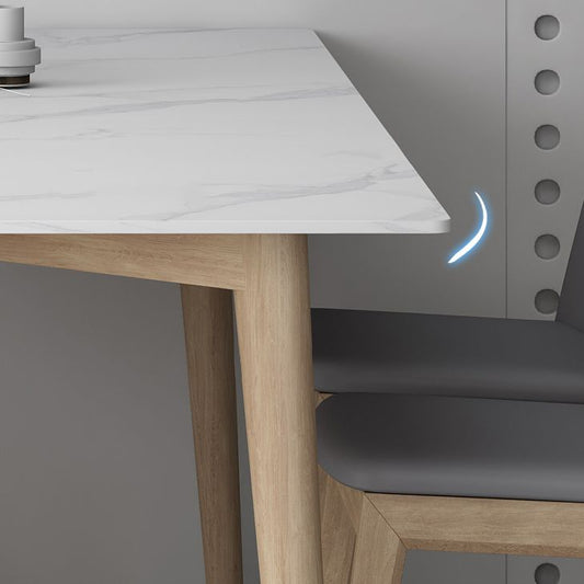 Contemporáneo 1/2/5/7 Piezas Muebles Sillas de comedor de rectángulo de piedra para condominio