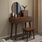 Scandinavian Vanity Makeup Table Set Rubberwood Dressing Table Stool Set Clearhalo 'Bedroom Furniture' 'furn' 'furn_makeup_vanities' 'Furniture' 'Makeup Vanities' 'makeup_vanities' 1200x1200_4bbdb8d1-75ba-4837-96e1-94af0a3f2c3a