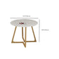 Round Golden Base Dining Table Glam Faux Marble Table for Kitchen Clearhalo 'Dining Tables & Seating' 'Dining Tables' 'dining_table' 'furn' 'furn_dining_table' 'Furniture' 'Kitchen & Dining Furniture' 1200x1200_4bbe0792-2cfe-4c05-a897-9cf5910dc1bb