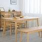 Rectangle Oak Wood Dining Table in Nature Modern Kitchen Table with 4 Legs Clearhalo ' dining_table' 'Dining Tables & Seating' 'Dining Tables' 'furn' 'furn_dining_table' 'Furniture' 'furniture_dining_table' 'Kitchen & Dining Furniture' 'kitchen&dining_furn' 'kitchen' 'kitchen_dining_table' 1200x1200_4bbfaf3b-81eb-4050-886c-f6e51f50eafe
