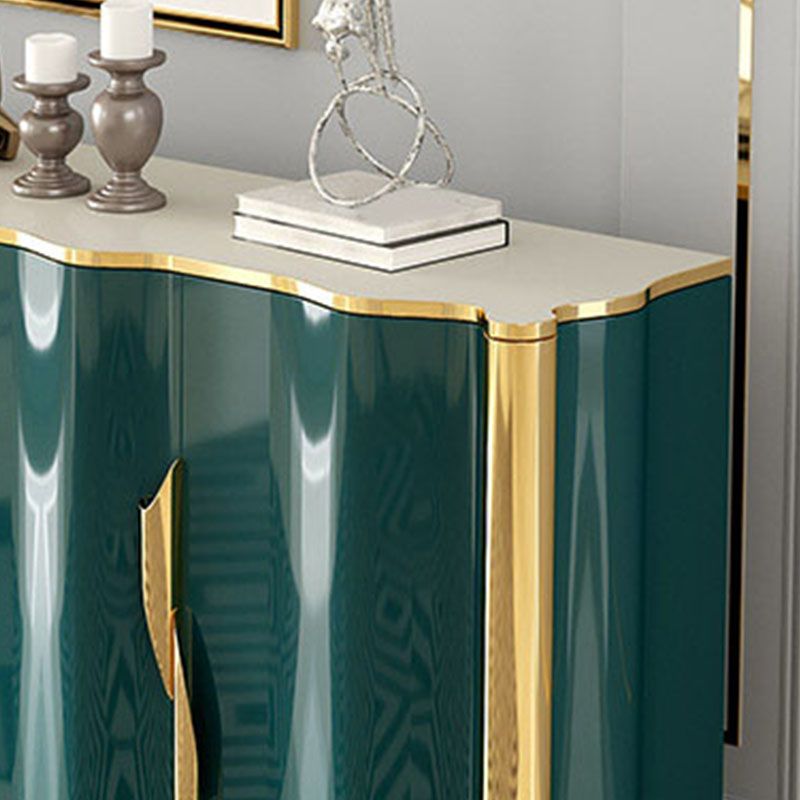 Glam Sideboard Engineered Holzaufbewahrungsbuffet mit Türen zum Esszimmer