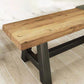 Metal Industrial Rectangle Dining Table Solid Wood Top Table with Trestle Base Clearhalo ' dining_table' 'Dining Tables & Seating' 'Dining Tables' 'furn' 'furn_dining_table' 'Furniture' 'furniture_dining_table' 'Kitchen & Dining Furniture' 'kitchen&dining_furn' 'kitchen' 'kitchen_dining_table' 1200x1200_4bc01803-edca-4979-895c-7e92d83552c1