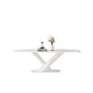 Modern Pedestal Dining Table Rectangle Stone Dining Table for Dining Room Clearhalo 'Dining Tables & Seating' 'Dining Tables' 'dining_table' 'furn' 'furn_dining_table' 'Furniture' 'Kitchen & Dining Furniture' 1200x1200_4bc06b38-7491-4106-ac0a-a60cea184548