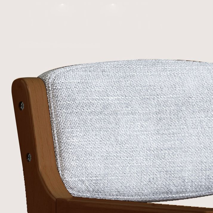 モダンなダイニングチェアオープンバックダイニングアームサイド椅子と木製の脚