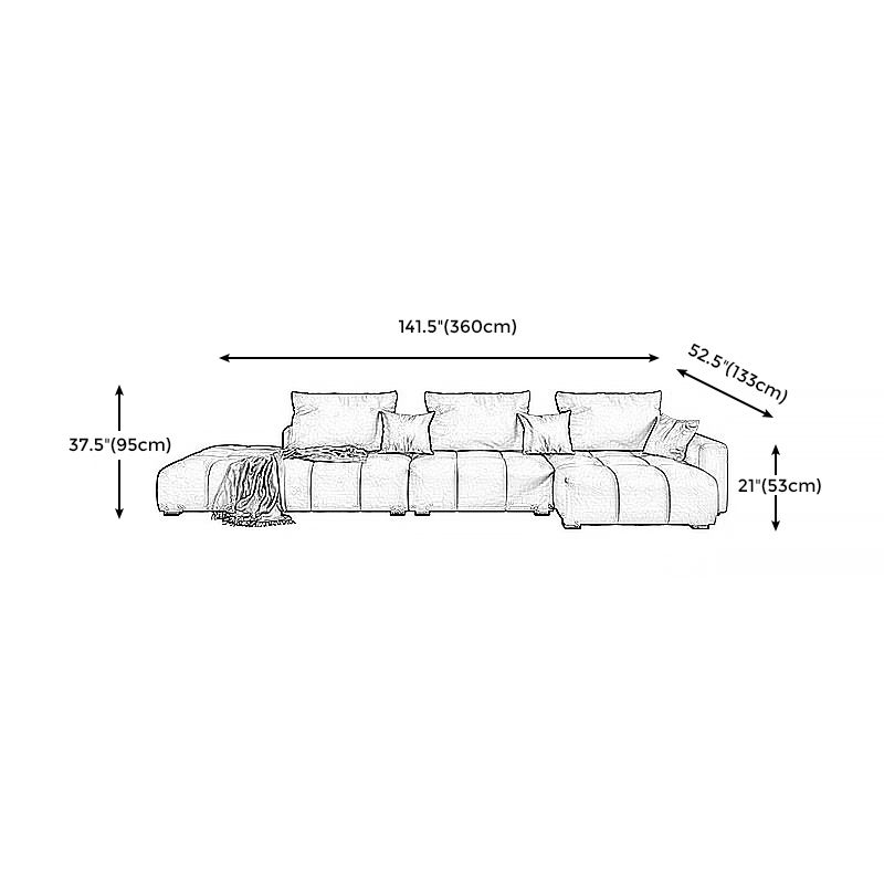 Dark Brown Cushion Back Contemporary Storage Faux Leather Sofa Clearhalo 'furn' 'furn_sectionals' 'Furniture' 'furniture_sectionals' 'Living Room Furniture' 'Sectionals' 1200x1200_4bc0c4dd-1477-4091-81da-991d68b3a2a4