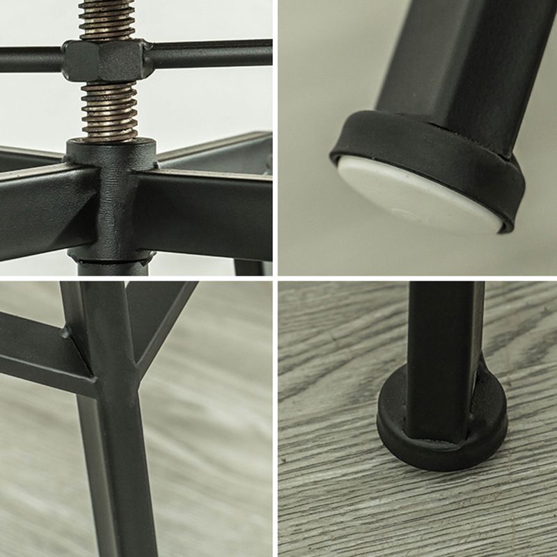 Industrial Iron Bar Stools with Footrest Adjustable Height Rotation Barstool Clearhalo 'Bar Furniture' 'Bar Stools' 'bar_stools' 'furn' 'furn_bar_stools' 'furniture_bar_stools' 'Kitchen & Dining Furniture' 'kitchen&dining_furn' 'kitchen' 'kitchen_furn' Furniture' 1200x1200_4bc2c1ca-3f39-40b0-9944-d6b9b0556705