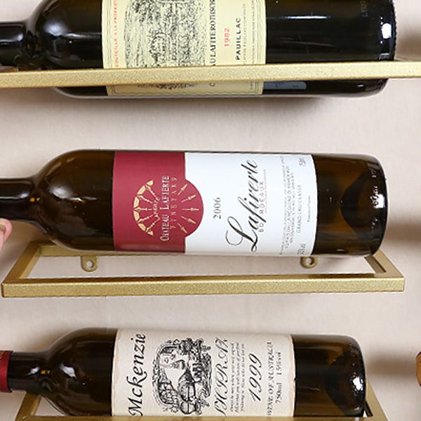 Porta in metallo glam in metallo decorativo rettangolare portaoggetti montato a parete