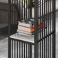 Modern Bar Table Set 1/3 Pieces Faux Marble Rectangle Bistro Set for Indoor