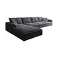 Nordic Stationary Wohnzimmer eingebrauchter Armkissen Sofa -Chaise