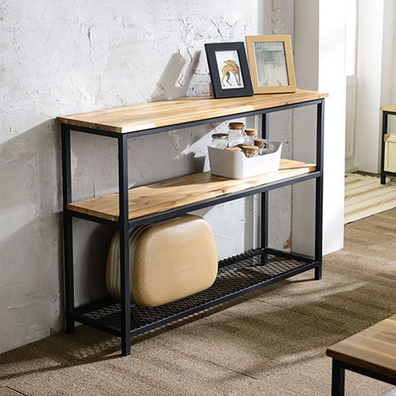 Tavolo di accento della console moderna di metà secolo Antique di divani console di finitura in legno