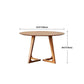 Scandinavian Coffee Cocktail Table Round Wooden Coffee Table Set for Living Room