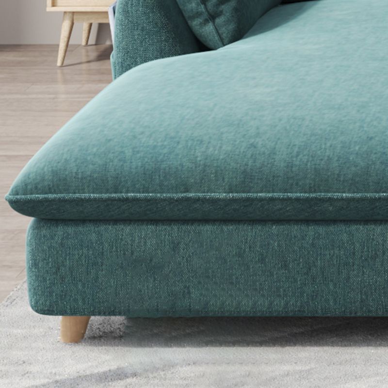 Emerald Green Modern Pillow Top Arm Sectional for Apartment, Living Room Clearhalo 'furn' 'furn_sectionals' 'Furniture' 'furniture_sectionals' 'kitchen' 'kitchen_sectionals' 'Living Room Furniture' 'Sectionals' 1200x1200_4bcc9629-6325-4ff0-8ea2-0d2ab04d6e47