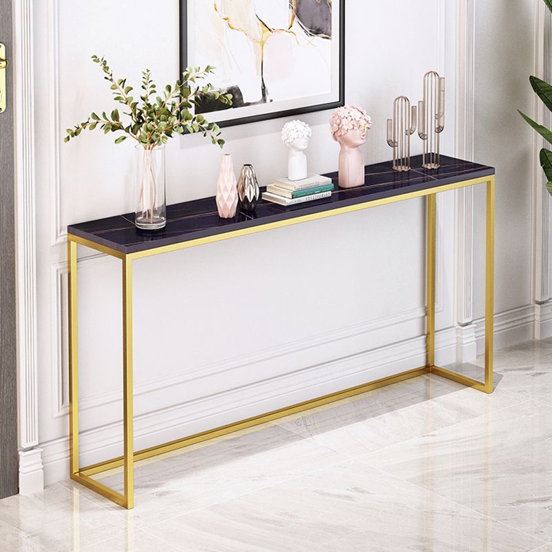 29,53 "tavolo da consolle glam alto tavolo resistente alle macchie con 1 scaffale