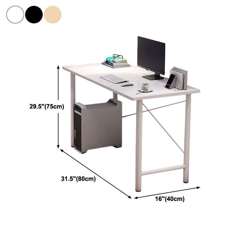Contemporary Engineered Wood Desk H-Shape Base Desk for Home Office Clearhalo 'furn' 'furn_office_desk' 'Furniture' 'Office Desks' 'Office Furniture' 'office_desk' 1200x1200_4bd1f2dc-8a8f-4ecd-85b7-b6cdc7205d37