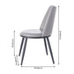 Glam Style Upholstered Side Chairs Solid Back Armless Dining Side Chairs for Home Clearhalo ' kitchen&dining_furn' 'Dining Chairs' 'Dining Tables & Seating' 'dining_chair' 'furn' 'furn_dining_chair' 'Furniture' 'furniture_dining_chair' 'Kitchen & Dining Furniture' 'kitchen' 1200x1200_4bd5087b-86ec-47d2-bff7-70e4c0b82c46