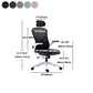 Modern Mesh Office Chair Ergonomic Padded Arms Chair with Wheels Clearhalo 'furn' 'furn_office_chair' 'Furniture' 'Office Chairs' 'Office Furniture' 'office_chair' 1200x1200_4bd5f270-3833-45f6-abc8-3371fdff4712