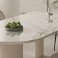 Sintered Stone Top Table White Dining Table for Kitchen Dining Room Clearhalo 'Dining Tables & Seating' 'Dining Tables' 'dining_table' 'furn' 'furn_dining_table' 'Furniture' 'Kitchen & Dining Furniture' 1200x1200_4bd714fb-92fa-476d-9e57-43ec90765e8b