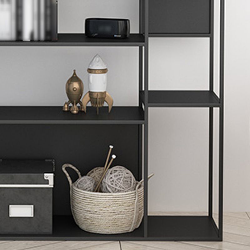 Modern Open Bookcase with Metal Rectangular Shelves for Office Clearhalo 'Bookcases' 'furn' 'furn_bookcases' 'Furniture' 'furniture_bookcases' 'kitchen' 'kitchen_bookcases' 'Living Room Furniture' 'Office Furniture' 1200x1200_4bd84a0d-fe82-450e-8ca5-addb0a4c5879