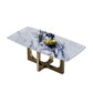 Designer Style Sintered Stone Dining Set Rectangle 1/2/3/5/6 Pieces Dining Room Table Set