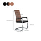 Modern Desk Chair Mesh Computer Chair Conference Chair No Wheels Clearhalo 'furn' 'furn_office_chair' 'Furniture' 'Office Chairs' 'Office Furniture' 'office_chair' 1200x1200_4bd99dc3-8cd7-41b8-9e49-243df0e0bb2e