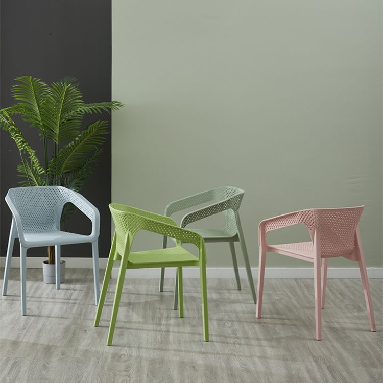 Modern Style Plastic Dining Chair Stackable Dining Side Chairs for Kitchen Clearhalo ' kitchen&dining_furn' 'Dining Chairs' 'Dining Tables & Seating' 'dining_chair' 'furn' 'furn_dining_chair' 'Furniture' 'furniture_dining_chair' 'Kitchen & Dining Furniture' 'kitchen' 1200x1200_4bdce993-bd9f-4ecd-9b1c-34db08785ac8
