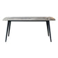 Metal Contemporary Rectangular Dining Table Grey Sintered Stone Table with Metal Legs Clearhalo ' dining_table' 'Dining Tables & Seating' 'Dining Tables' 'furn' 'furn_dining_table' 'Furniture' 'furniture_dining_table' 'Kitchen & Dining Furniture' 'kitchen&dining_furn' 'kitchen' 'kitchen_dining_table' 1200x1200_4bde152c-d94c-47f0-8ec7-3631ca490b32