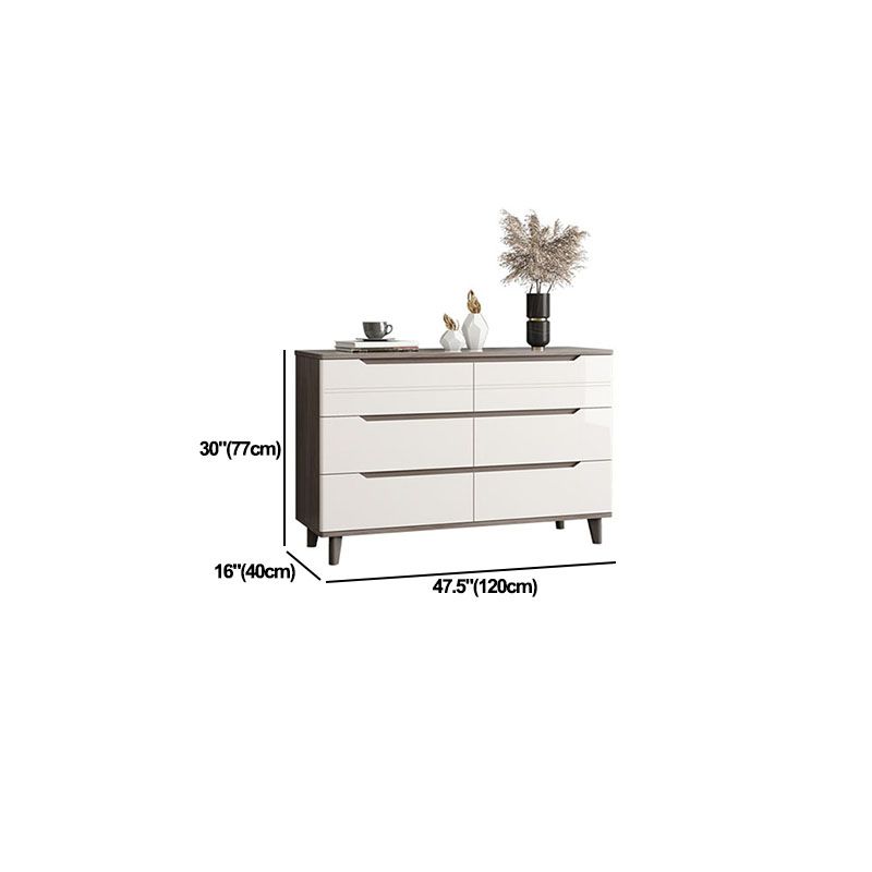 White Storage Chest Modern Style Bedroom Storage Chest Dresser with Drawers Clearhalo 'Bedroom Furniture' 'Dressers & Chests' 'dressers_chests' 'furn' 'furn_dressers_chests' 'Furniture' 1200x1200_4bde7501-e73b-4f16-941d-2c870001e3e6