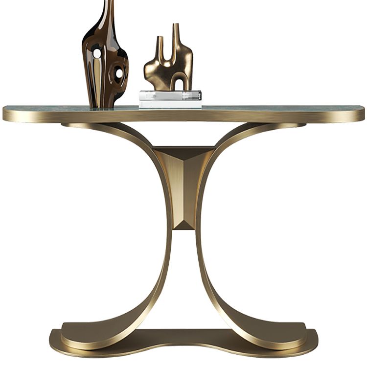 Tavolo console verde glam mezza luna tavolo divano console per sala