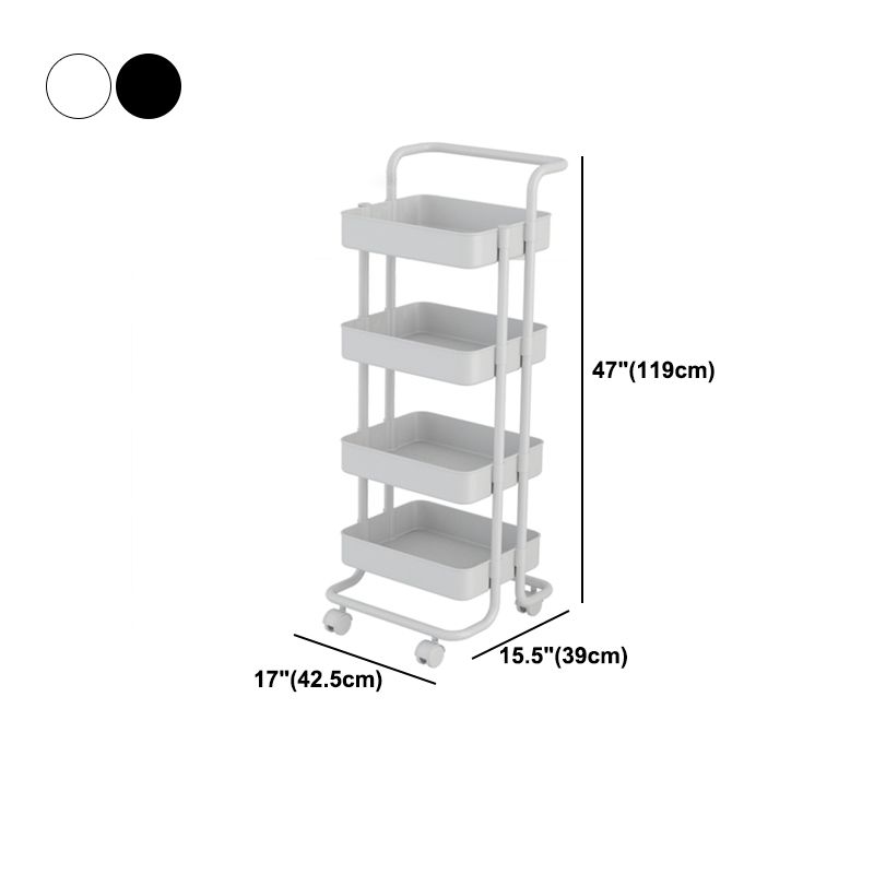 Open Industrial Etagere Bookshelf Steel Frame Plastic Shelf Bookshelf with Caster Wheels Clearhalo 'Bookcases' 'furn' 'furn_bookcases' 'Furniture' 'furniture_bookcases' 'Office Furniture' 1200x1200_4be3671c-c672-47da-af8d-6637d4175b7b