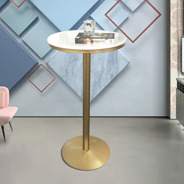 Contemporary Round Pub Table Set with Metal Stools 1/3/5 Pieces Pine Wood Top Bar Set Clearhalo 'Bar Furniture' 'furn' 'furn_home_bar_bar_sets' 'Furniture' 'Home Bars & Bar Sets' 'home_bar_bar_sets' 'Kitchen & Dining Furniture' 1200x1200_4be40338-432c-4c96-9087-d4cdda01671a
