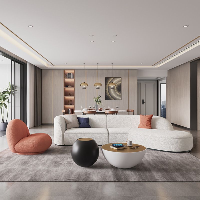 Contemporary Fabric/Faux Leather Seating Tight Back Sofa for Living Room Clearhalo 'furn' 'furn_sofas' 'Furniture' 'Living Room Furniture' 'Sofa' 'sofas' 1200x1200_4be571ca-09ac-4eac-a174-668d09dabfba