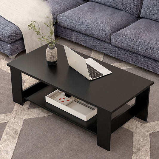 Rectangular Coffee Table Scandinavian Wood Four Legs Coffee Cocktail Table