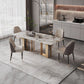 Luxury Sintered Stone Top Dining Set Rectangle 1/3/4/5/6/9 Pieces Dining Room Table Set