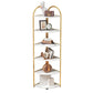 Scandinavian Open Corner Bookshelf with Iron Frame Manufactured Wood Bookcase Clearhalo 'Bookcases' 'furn' 'furn_bookcases' 'Furniture' 'furniture_bookcases' 'Office Furniture' 1200x1200_4be8fb9b-8d7a-4bf1-8e30-911879aa3d91