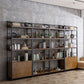 Industrial Style Bookshelf Open Back Solid Wood Bookcase for Home Office Clearhalo 'Bookcases' 'furn' 'furn_bookcases' 'Furniture' 'furniture_bookcases' 'Office Furniture' 1200x1200_4bea6a54-0fd4-4fb7-b091-ee45e0775fed