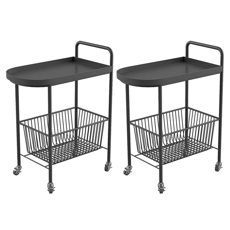 23,6 "" Table d'accentuation du côté du milieu du siècle du milieu du siècle Table d'appoint à double niveau