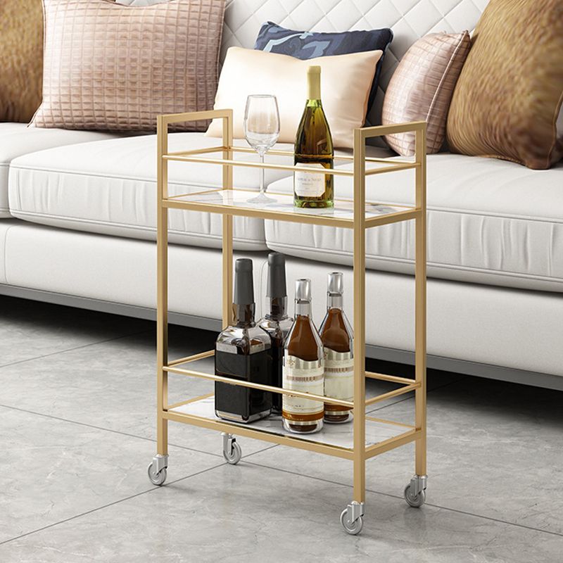 Rectangle Top Table Pub Height Dining Table with Gold Base for Bar Clearhalo 'Bar Furniture' 'Bar Tables' 'bar_tables' 'furn' 'furn_bar_tables' 'Furniture' 'Kitchen & Dining Furniture' 1200x1200_4bf014e2-d403-4fb5-b4f0-6b87a0ba5e07